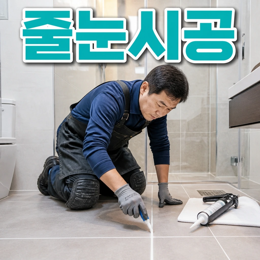 울산광역시 화장실청소비교 - 줄눈시공 관련 상담 안내 이미지