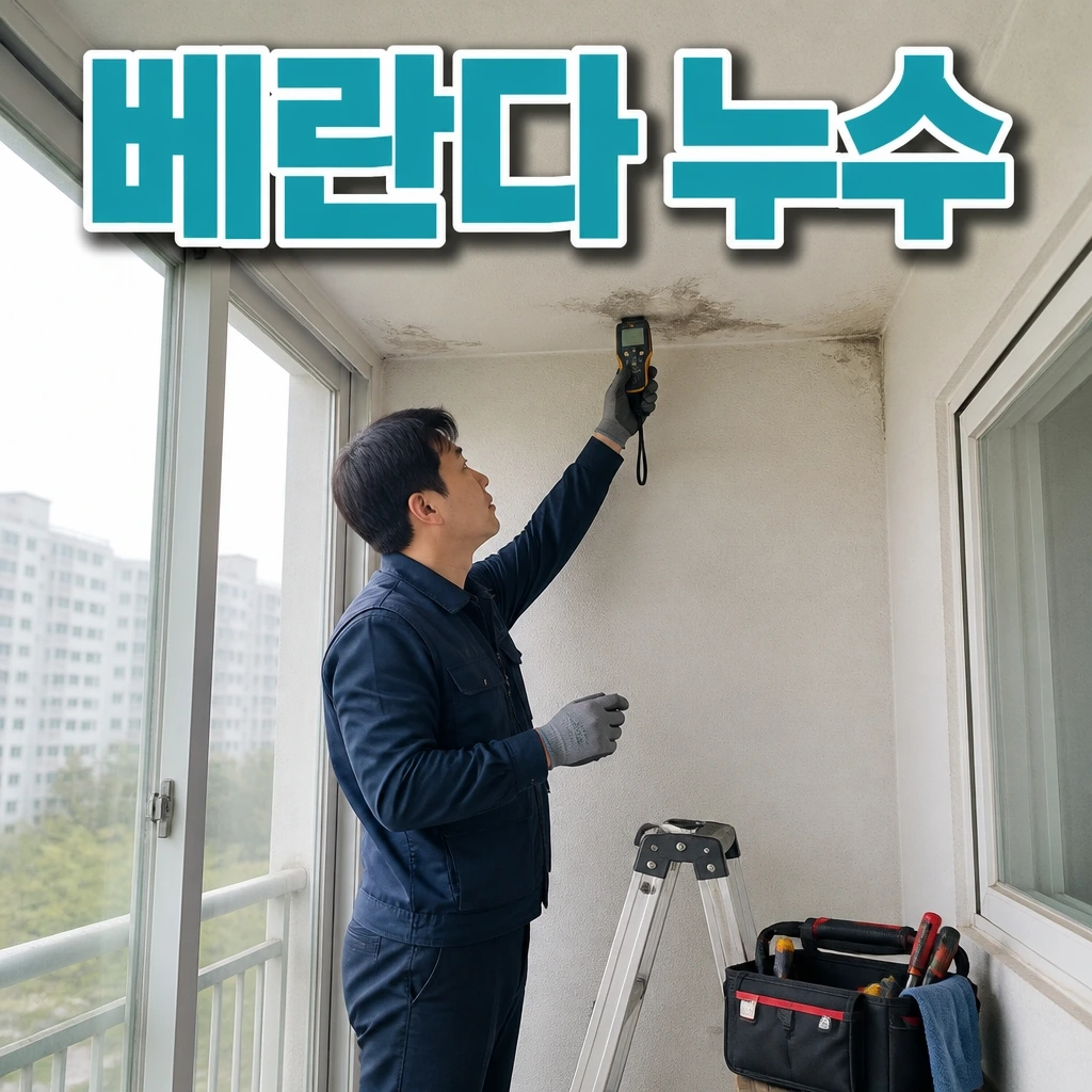 부산광역시 배관수리비용 - 베란다누수 관련 상담 안내 이미지