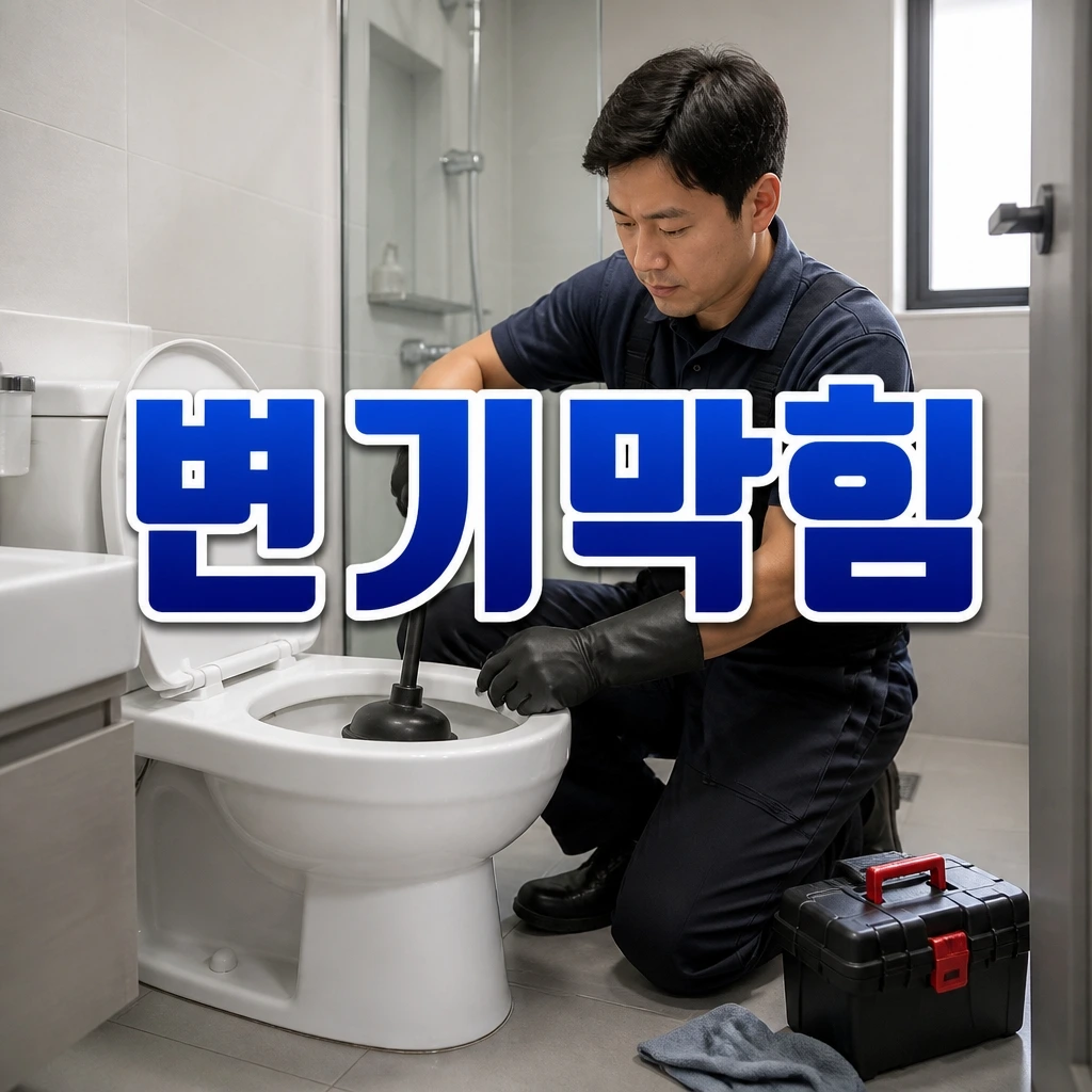 부산광역시 배관수리비용 - 변기막힘 관련 상담 안내 이미지