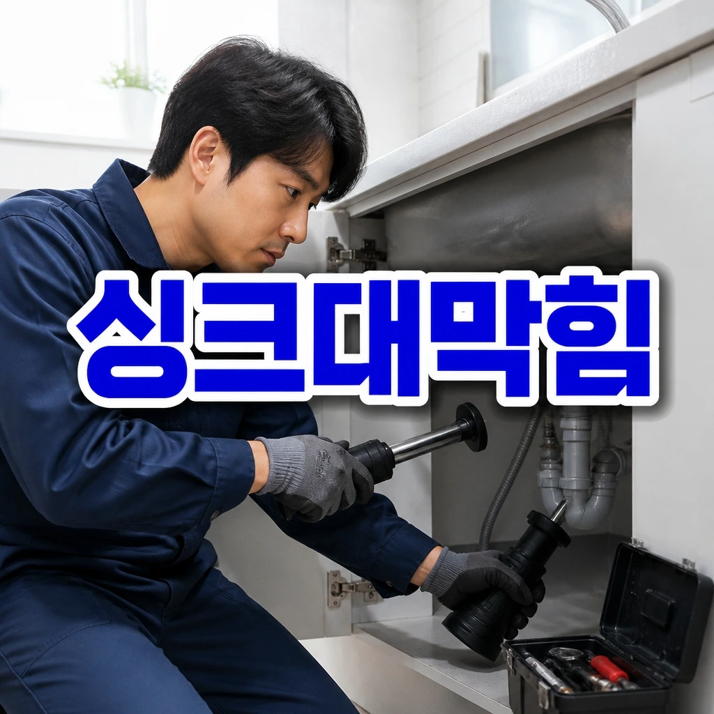 경기도 배관수리비용 - 싱크대막힘 관련 상담 안내 이미지